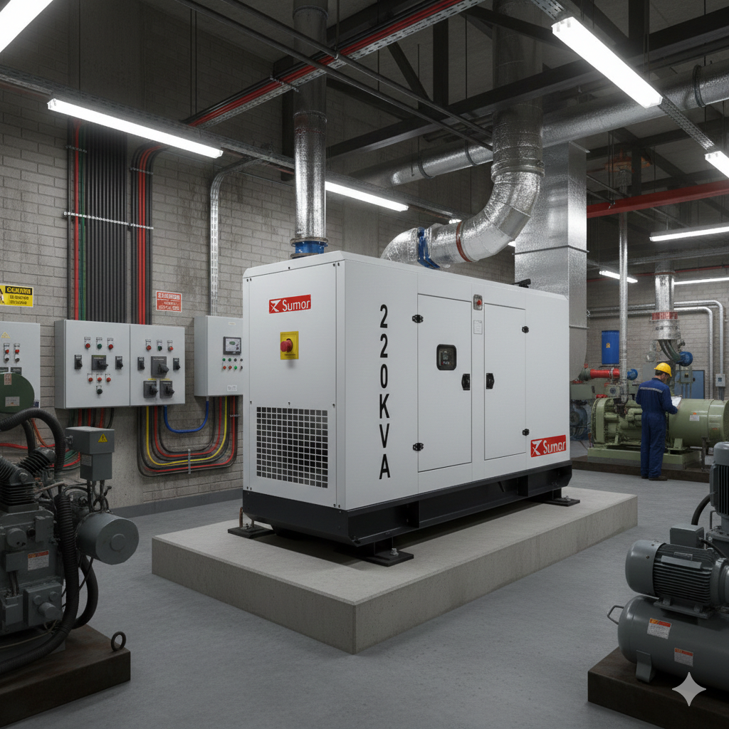 Generador Industrial Sumar Diesel y Gas